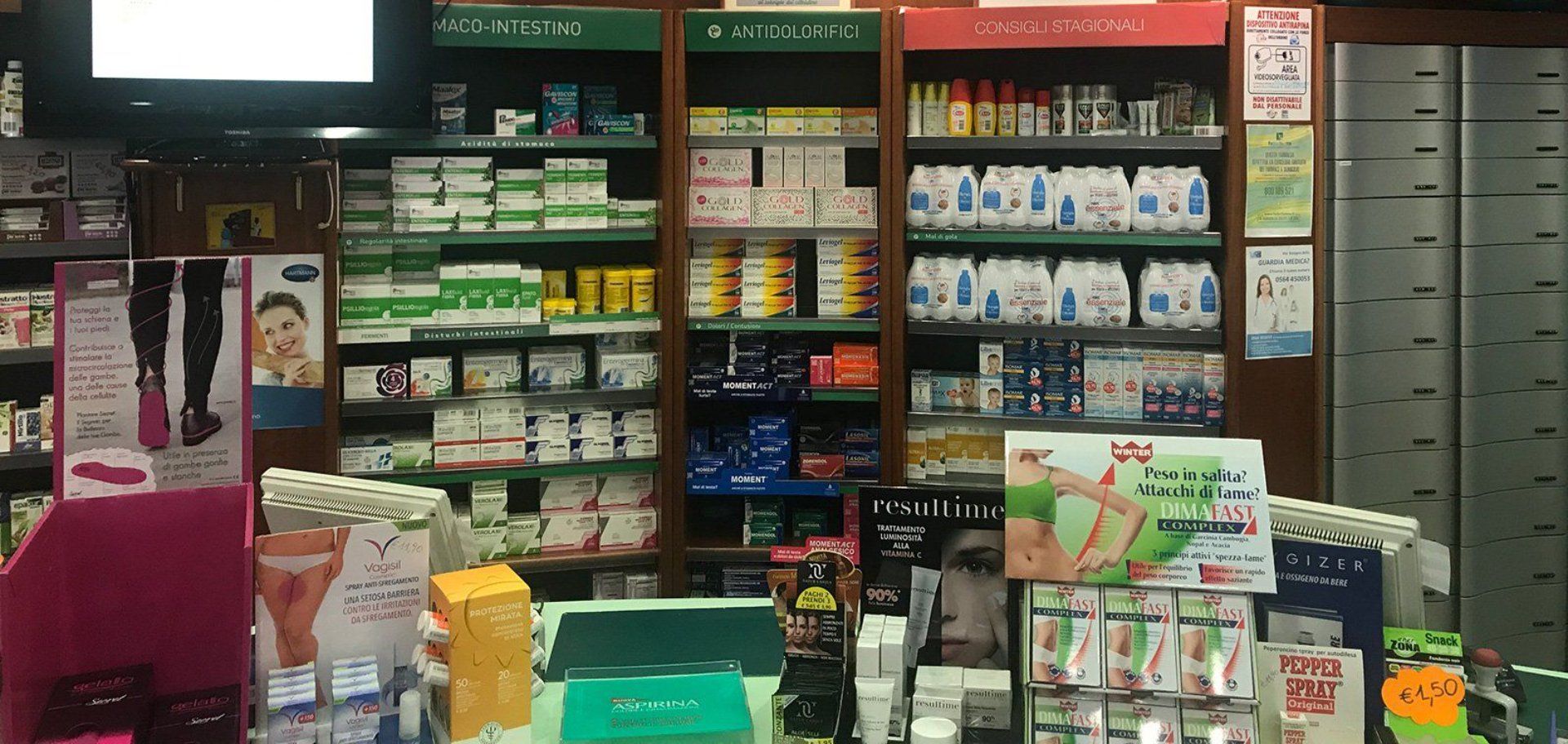 negozio di prodotti medicinali